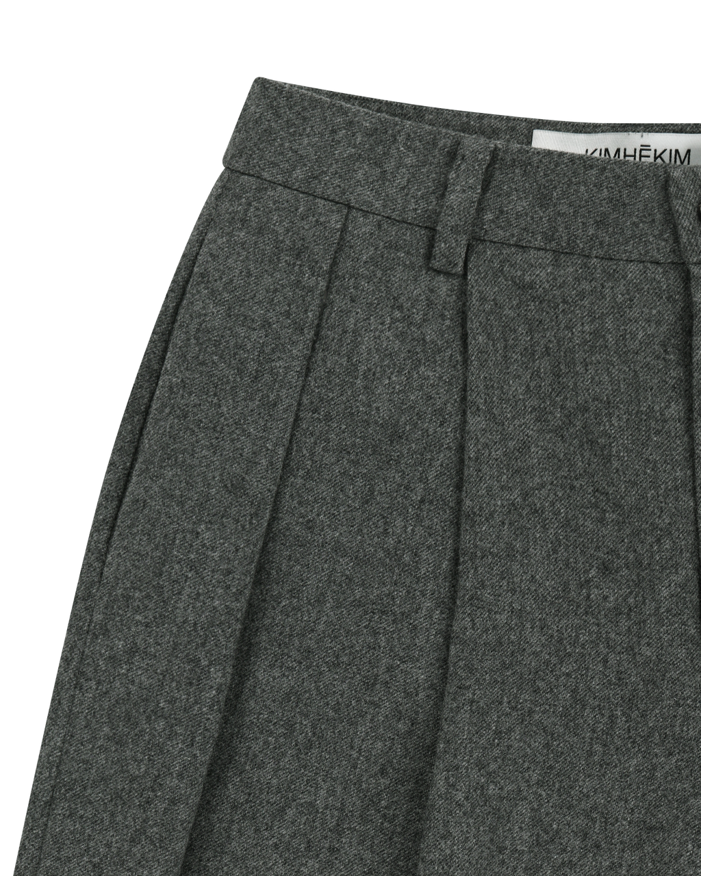 Kimhe Kim - Wool-Blended Alex Bermuda Pants (Charcoal) product image 9 | TRAB K-Fashion Australia