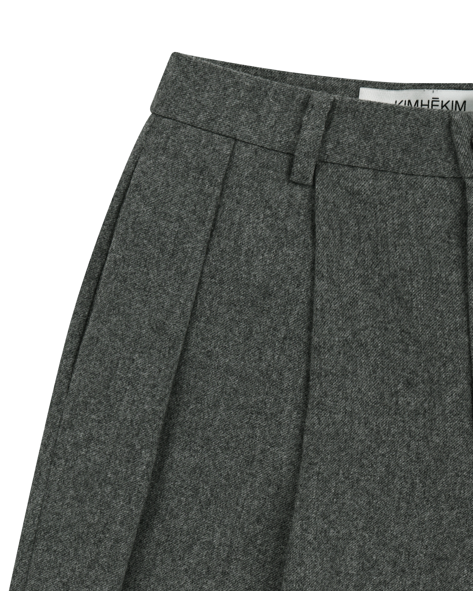 Kimhe Kim - Wool-Blended Alex Bermuda Pants (Charcoal) product image 9 | TRAB K-Fashion Australia
