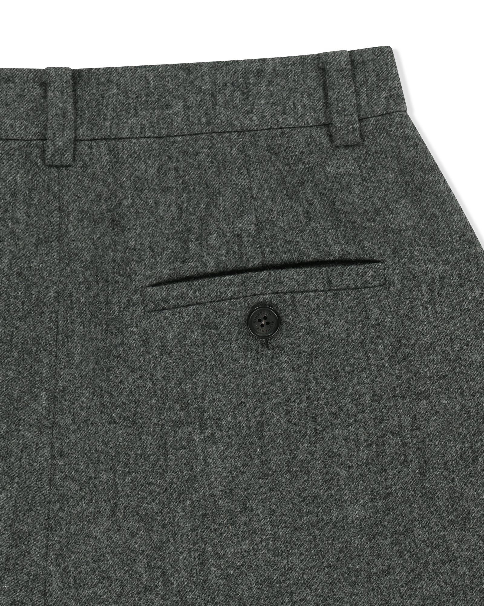 Kimhe Kim - Wool-Blended Alex Bermuda Pants (Charcoal) product image 10 | TRAB K-Fashion Australia