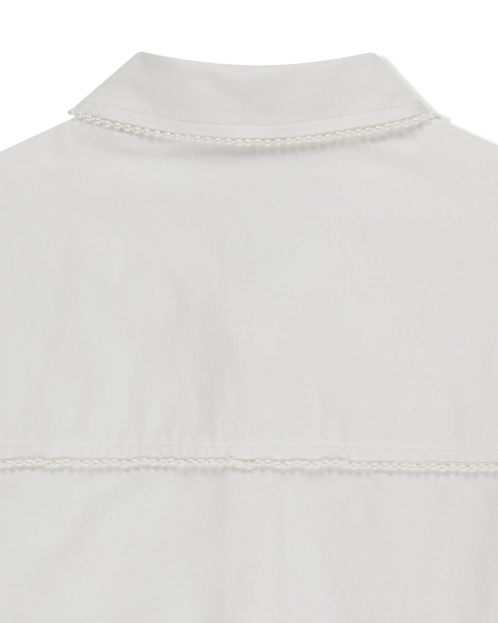 Kimhe Kim - Pearl Trimmed Shirt (White) product image 10 | TRAB K-Fashion Australia
