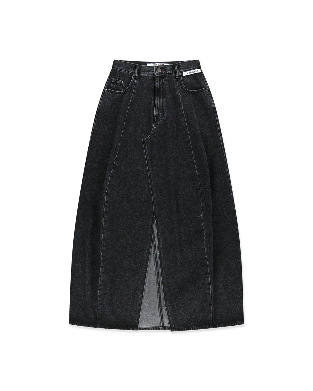 Kimhe Kim - Julia Balloon Denim Skirt (Black) product image 6 | TRAB K-Fashion Australia