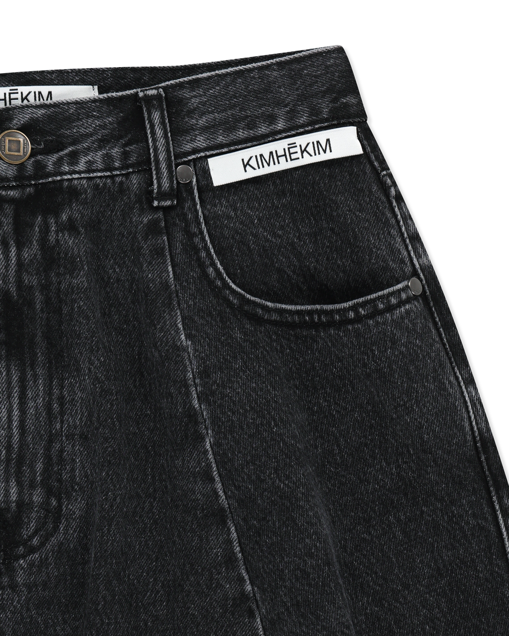 Kimhe Kim - Julia Balloon Denim Skirt (Black) product image 9 | TRAB K-Fashion Australia