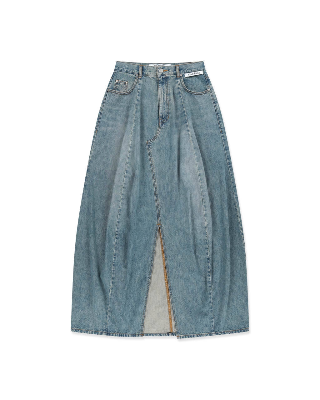Kimhe Kim - Julia Balloon Denim Skirt (Blue) product image 6 | TRAB K-Fashion Australia