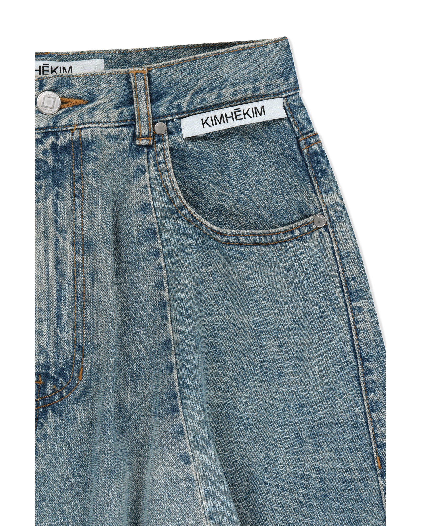 Kimhe Kim - Julia Balloon Denim Skirt (Blue) product image 9 | TRAB K-Fashion Australia