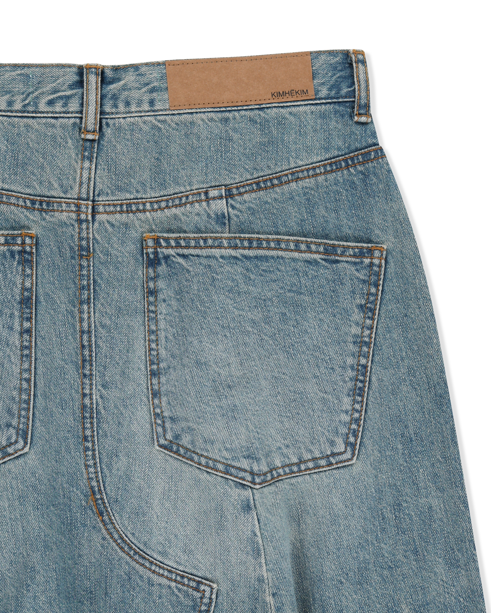 Kimhe Kim - Julia Balloon Denim Skirt (Blue) product image 10 | TRAB K-Fashion Australia