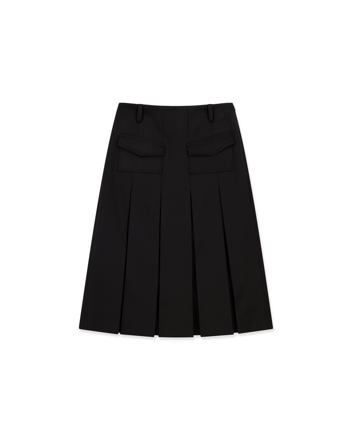 Kimhe Kim - Wool-Blended Alex Pleated Skirt (Black) product image 6 | TRAB K-Fashion Australia