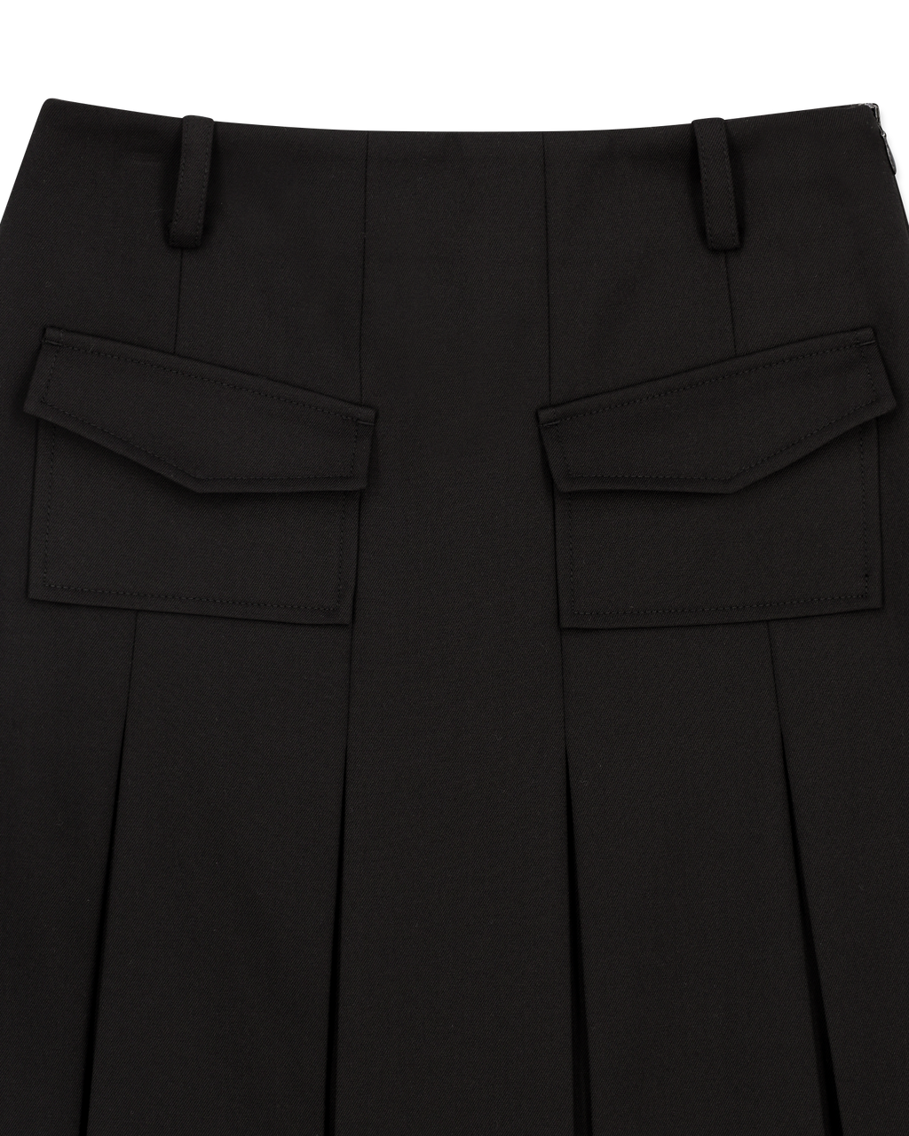 Kimhe Kim - Wool-Blended Alex Pleated Skirt (Black) product image 8 | TRAB K-Fashion Australia