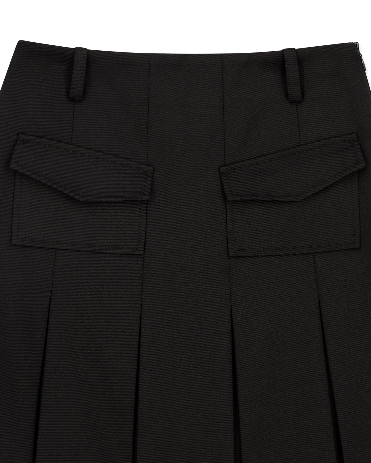 Kimhe Kim - Wool-Blended Alex Pleated Skirt (Black) product image 8 | TRAB K-Fashion Australia