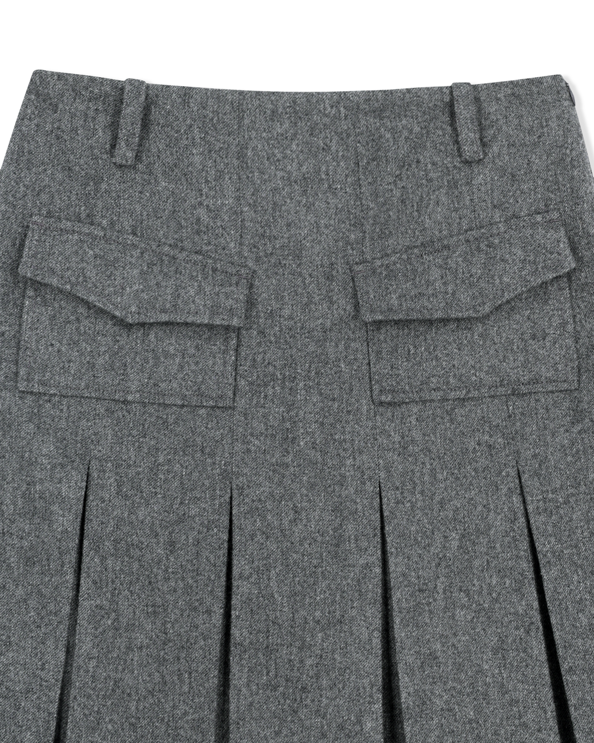 Kimhe Kim - Wool-Blended Alex Pleated Skirt (Grey) product image 8 | TRAB K-Fashion Australia