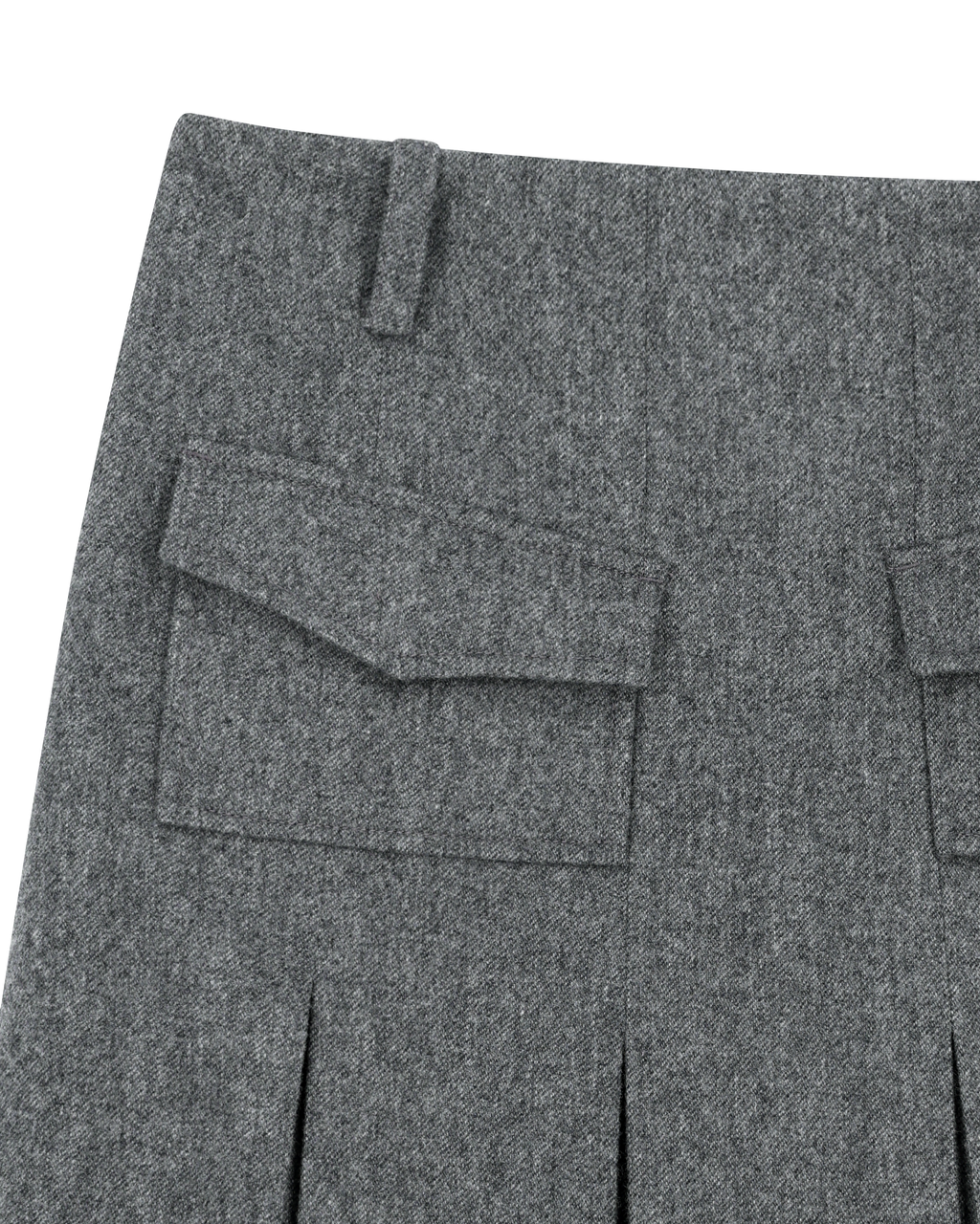 Kimhe Kim - Wool-Blended Alex Pleated Skirt (Grey) product image 9 | TRAB K-Fashion Australia