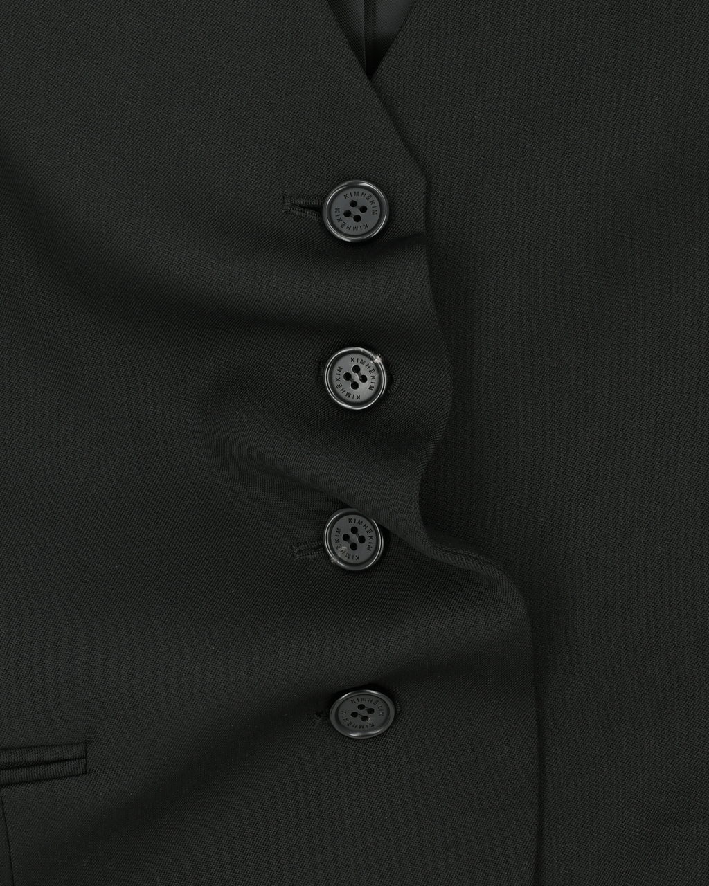 Kimhe Kim - Claude Draped Vest (Black) product image 9 | TRAB K-Fashion Australia