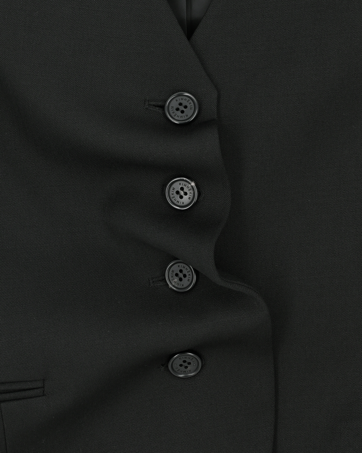 Kimhe Kim - Claude Draped Vest (Black) product image 9 | TRAB K-Fashion Australia