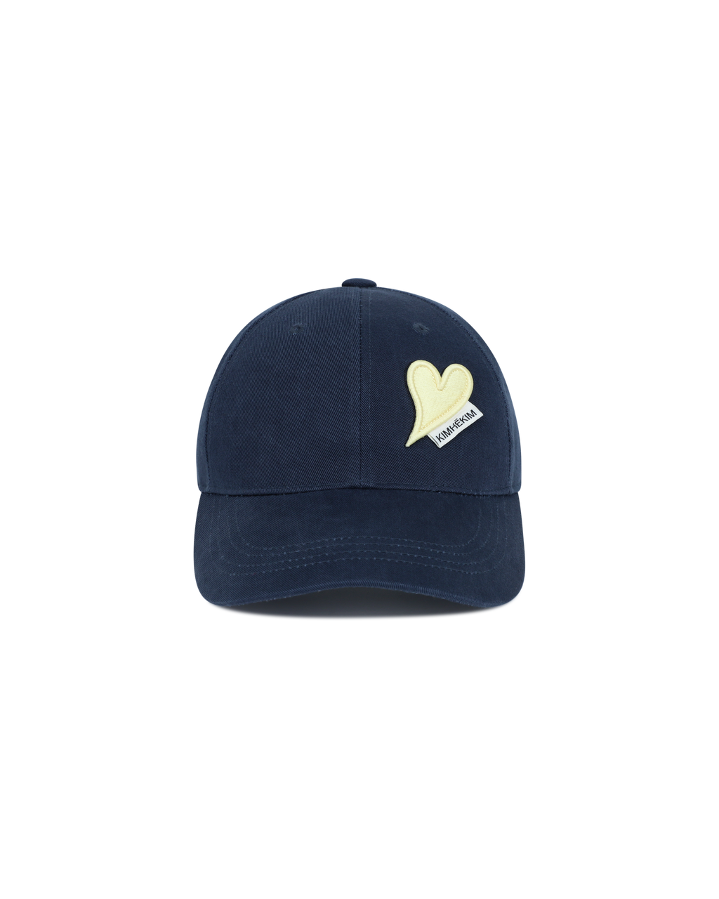 Kimhe Kim - Heart Patch Ball Cap (Navy/Yellow) product image 4 | TRAB K-Fashion Australia
