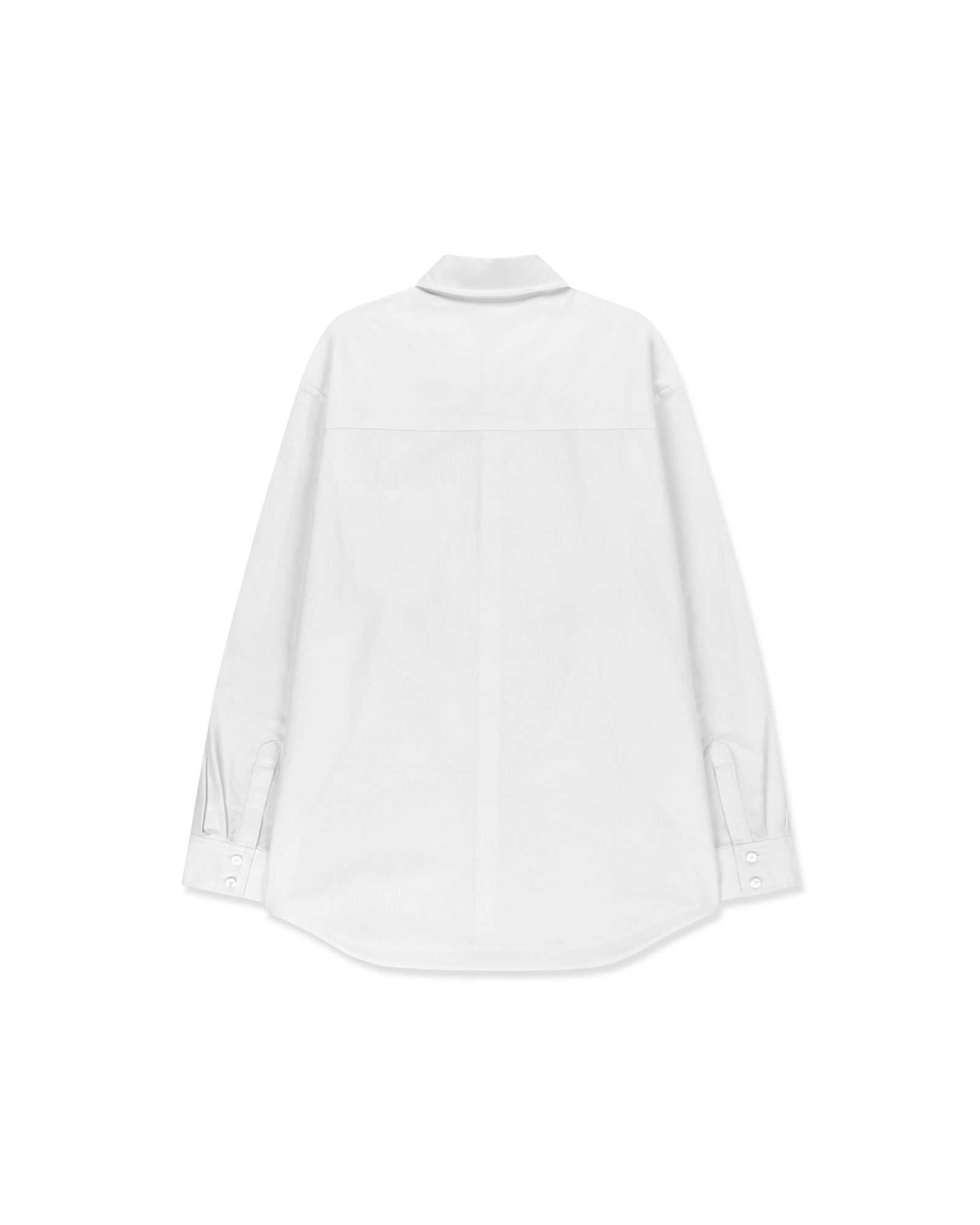 Kimhe Kim - Mini Heart Patch Double Pockets Shirt (White) product image 5 | TRAB K-Fashion Australia