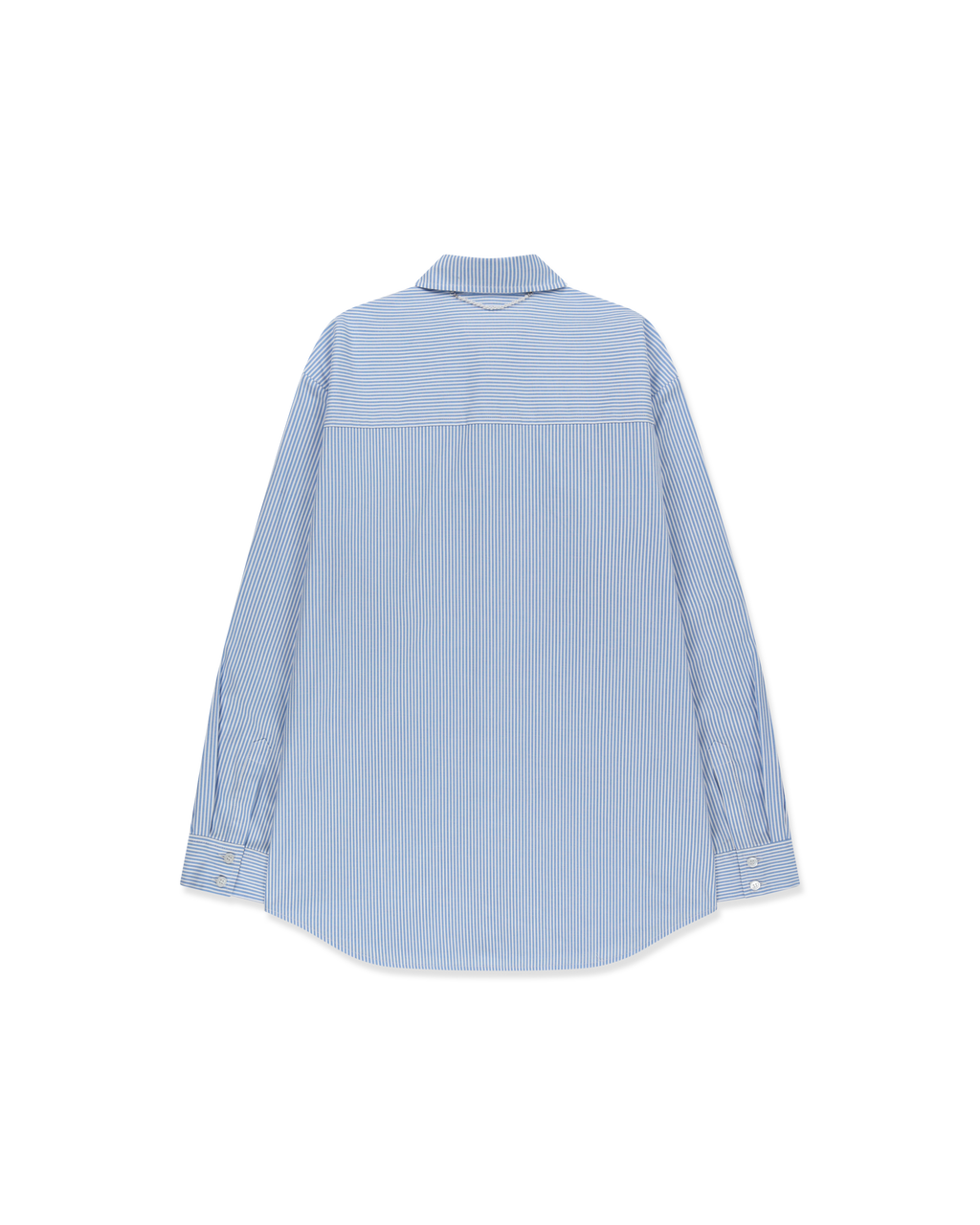 Kimhe Kim - Mini Heart Patch Double Pockets Shirt (Sky Blue/Pink) product image 5 | TRAB K-Fashion Australia