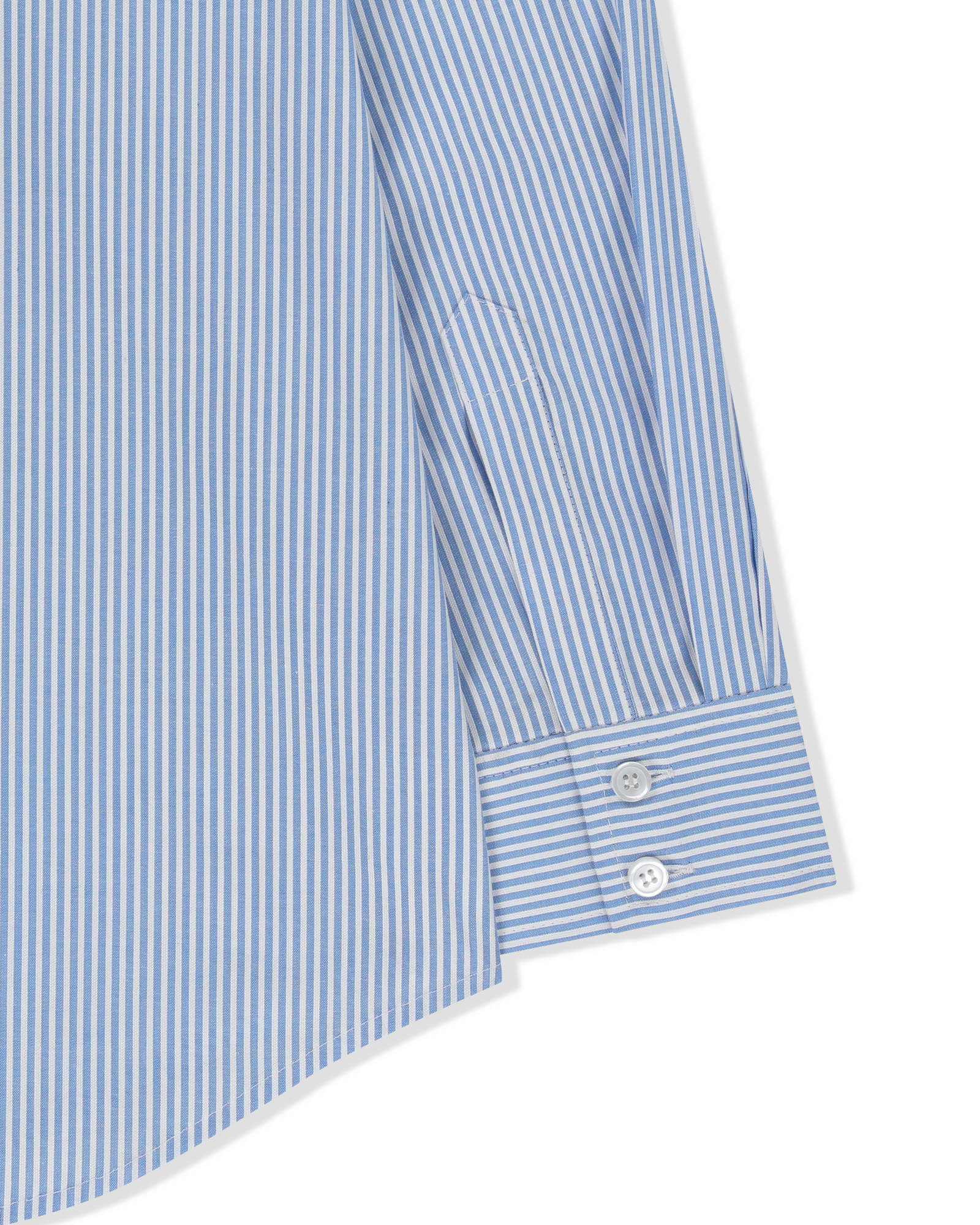 Kimhe Kim - Mini Heart Patch Double Pockets Shirt (Sky Blue/Pink) product image 8 | TRAB K-Fashion Australia