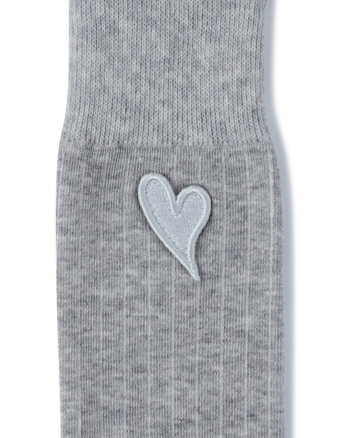 Kimhe Kim - Mini Heart Patch Socks (Grey) product image 3 | TRAB K-Fashion Australia