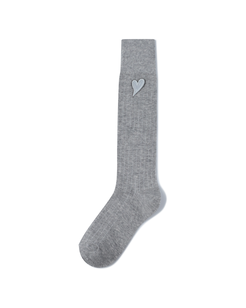 Kimhe Kim - Mini Heart Patch Socks (Grey) product image 4 | TRAB K-Fashion Australia