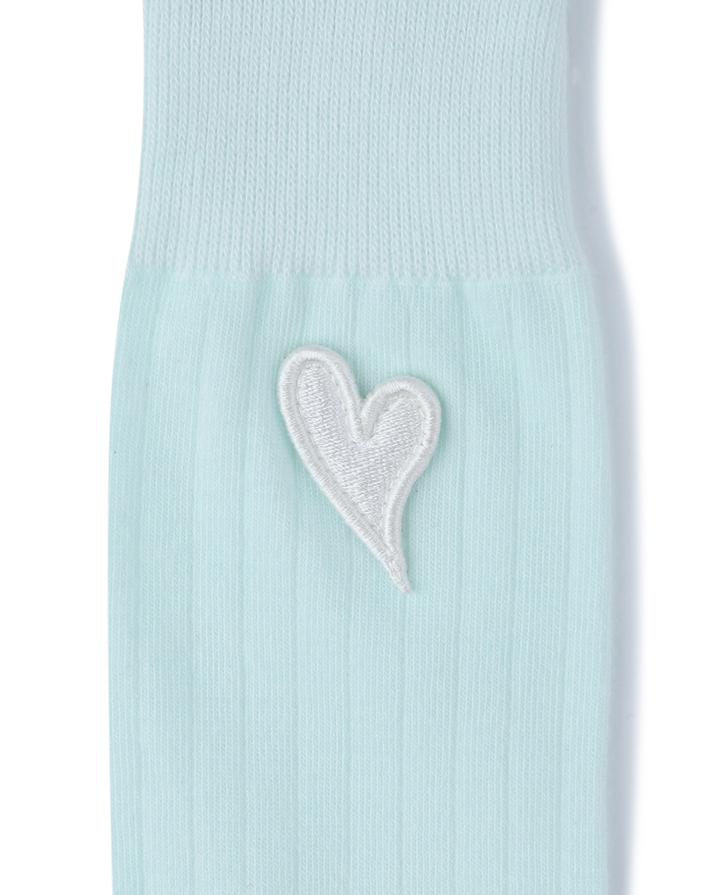 Kimhe Kim - Mini Heart Patch Socks (Mint/White) product image 3 | TRAB K-Fashion Australia
