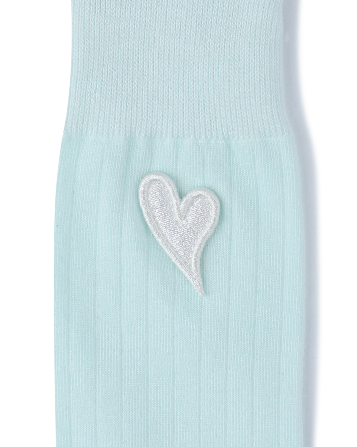 Kimhe Kim - Mini Heart Patch Socks (Mint/White) product image 3 | TRAB K-Fashion Australia