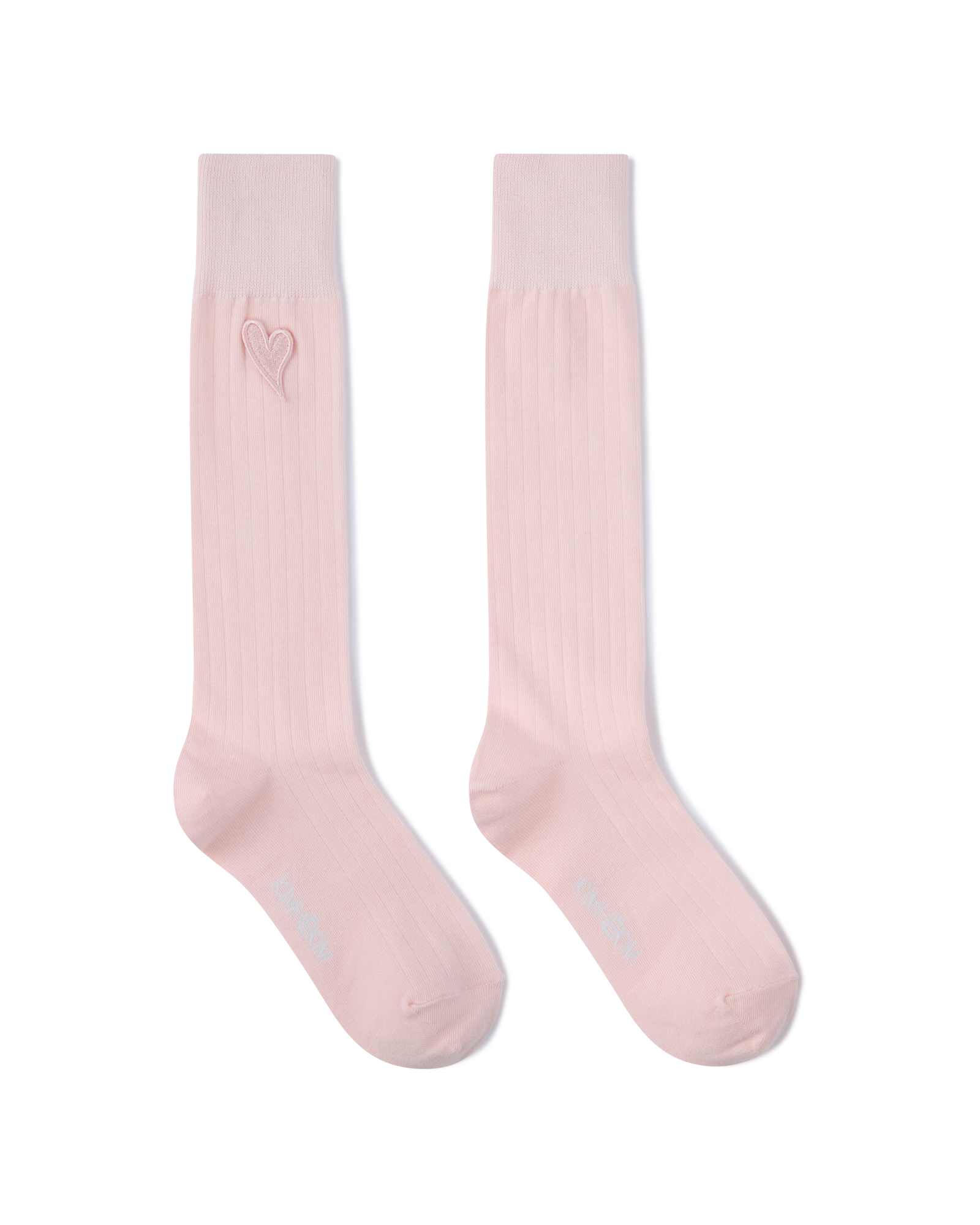 Kimhe Kim - Mini Heart Patch Socks (Pink) product image 1 | TRAB K-Fashion Australia