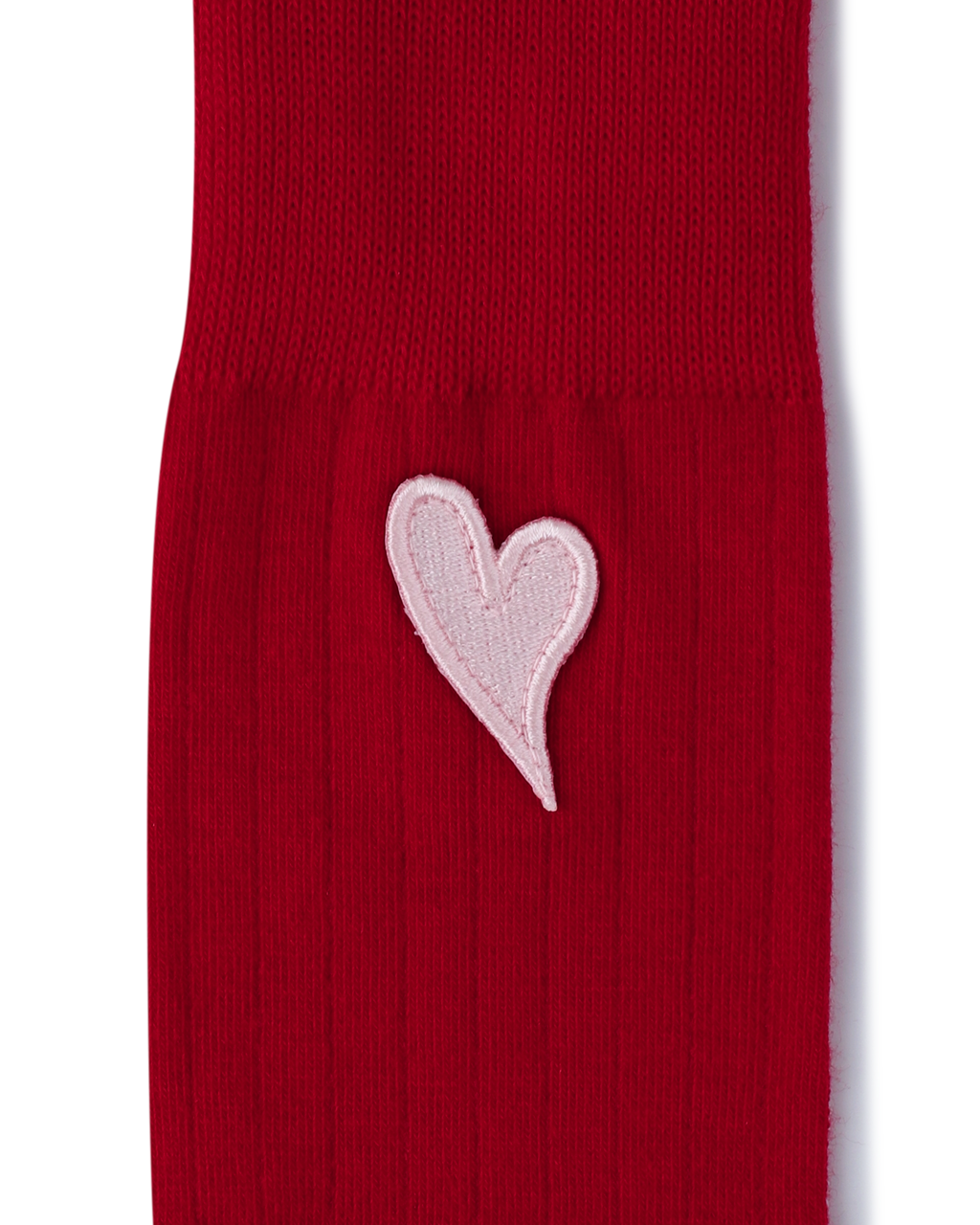 Kimhe Kim - Mini Heart Patch Socks (Red/ Pink) product image 3 | TRAB K-Fashion Australia