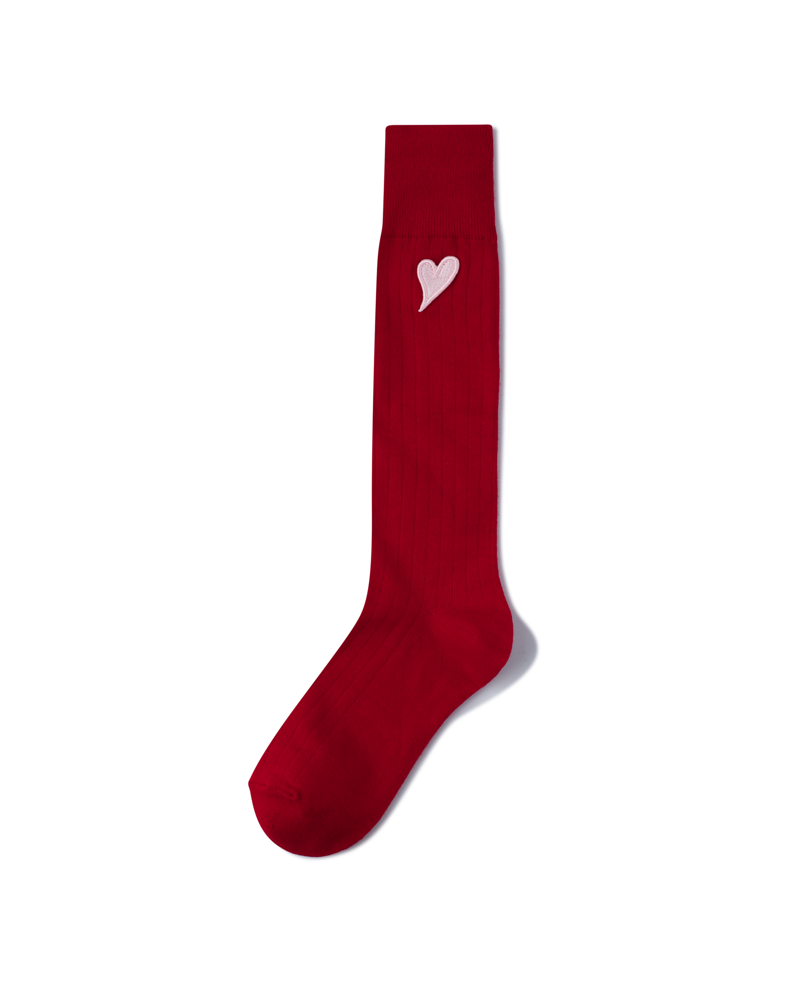 Kimhe Kim - Mini Heart Patch Socks (Red/ Pink) product image 4 | TRAB K-Fashion Australia