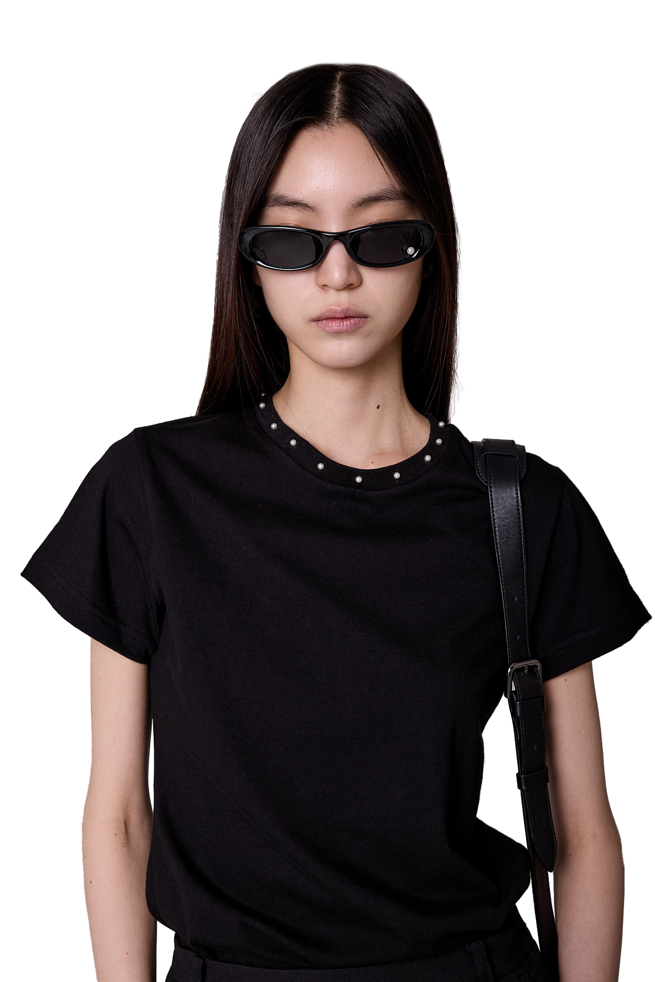 Kimhe Kim - Pearl Point Sunglasses (Black) product image 4 | TRAB K-Fashion Australia