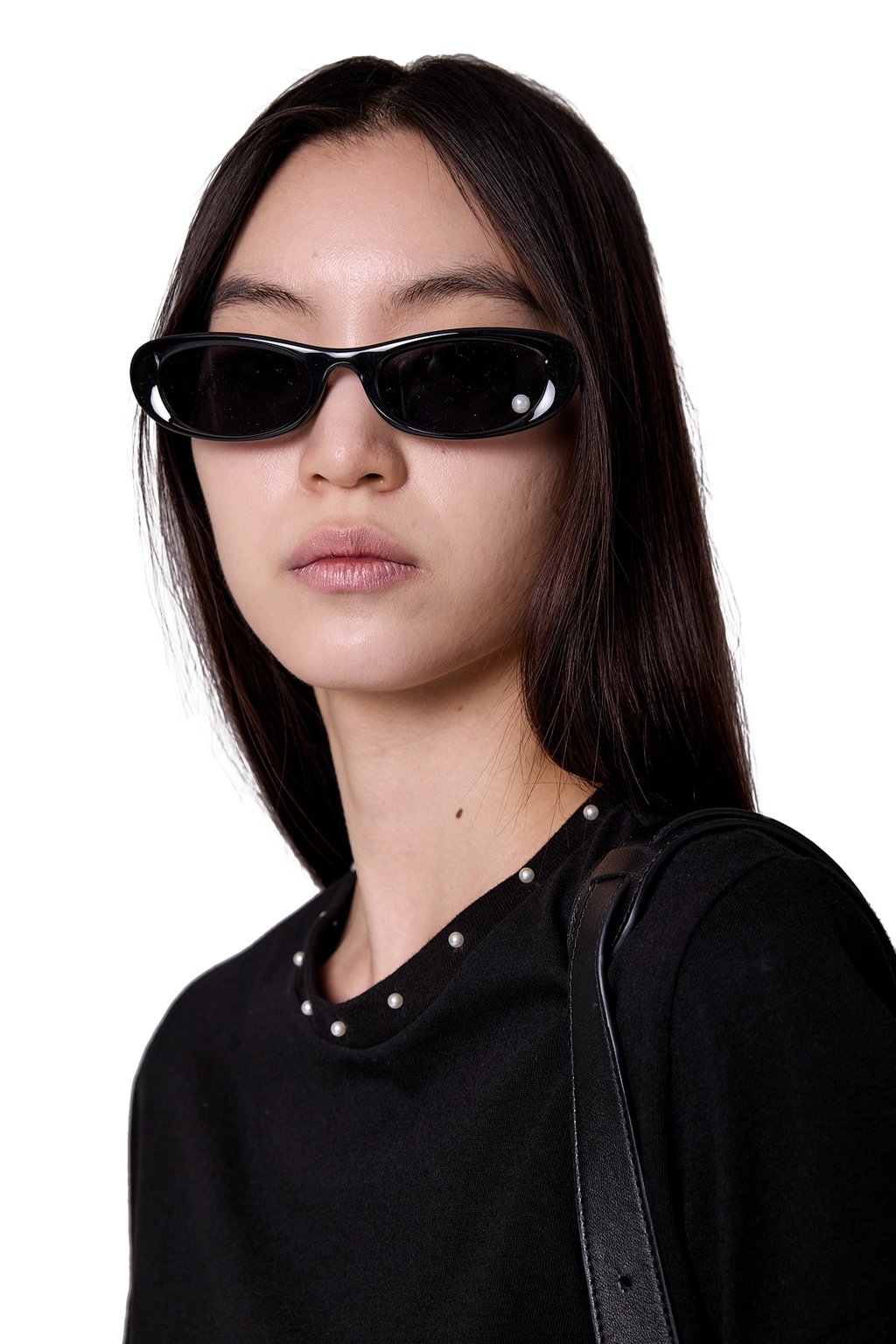 Kimhe Kim - Pearl Point Sunglasses (Black) product image 2 | TRAB K-Fashion Australia