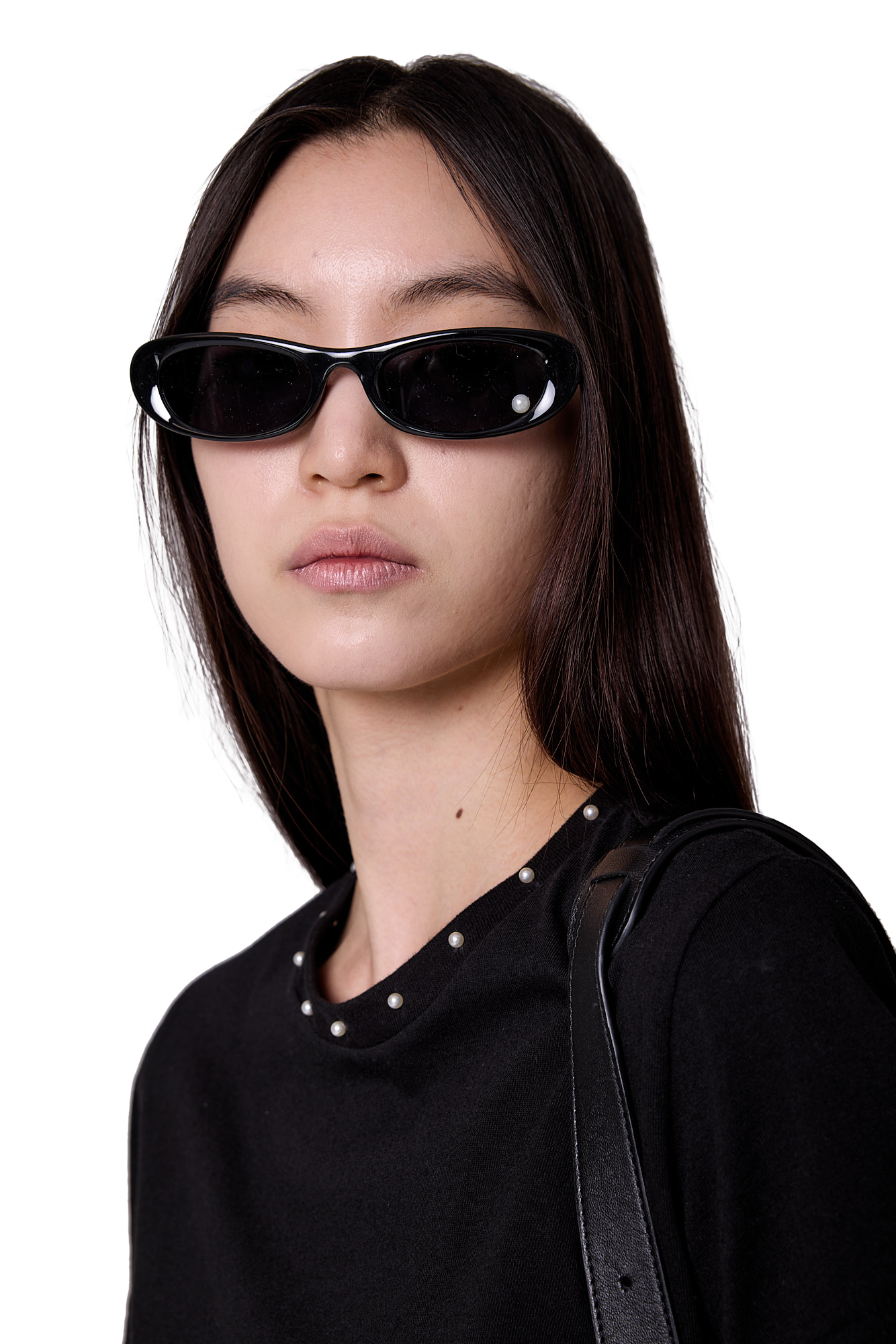 Kimhe Kim - Pearl Point Sunglasses (Black) product image 2 | TRAB K-Fashion Australia