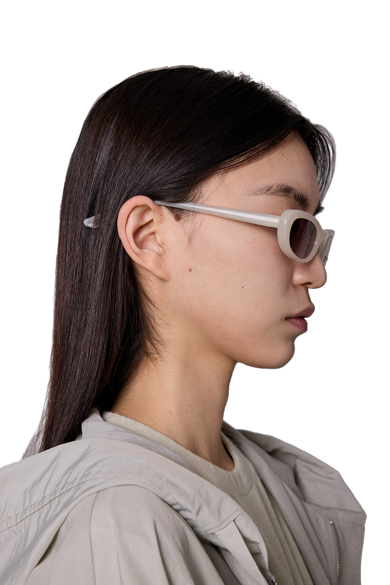 Kimhe Kim - Pearl Point Sunglasses (White) product image 10 | TRAB K-Fashion Australia