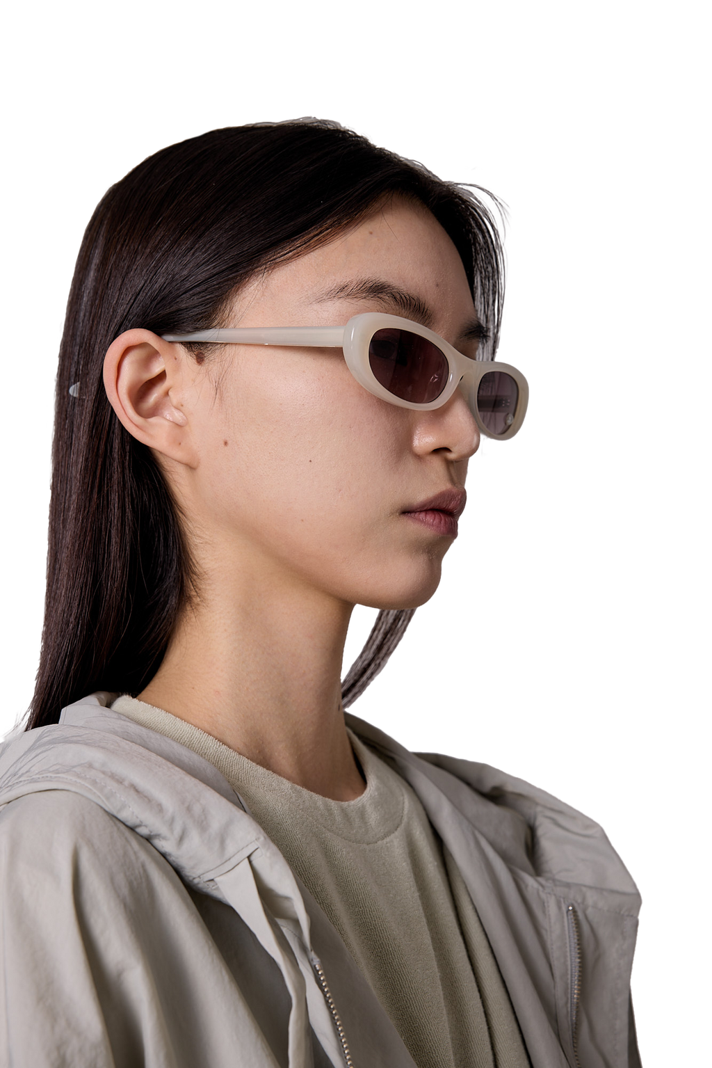 Kimhe Kim - Pearl Point Sunglasses (White) product image 9 | TRAB K-Fashion Australia