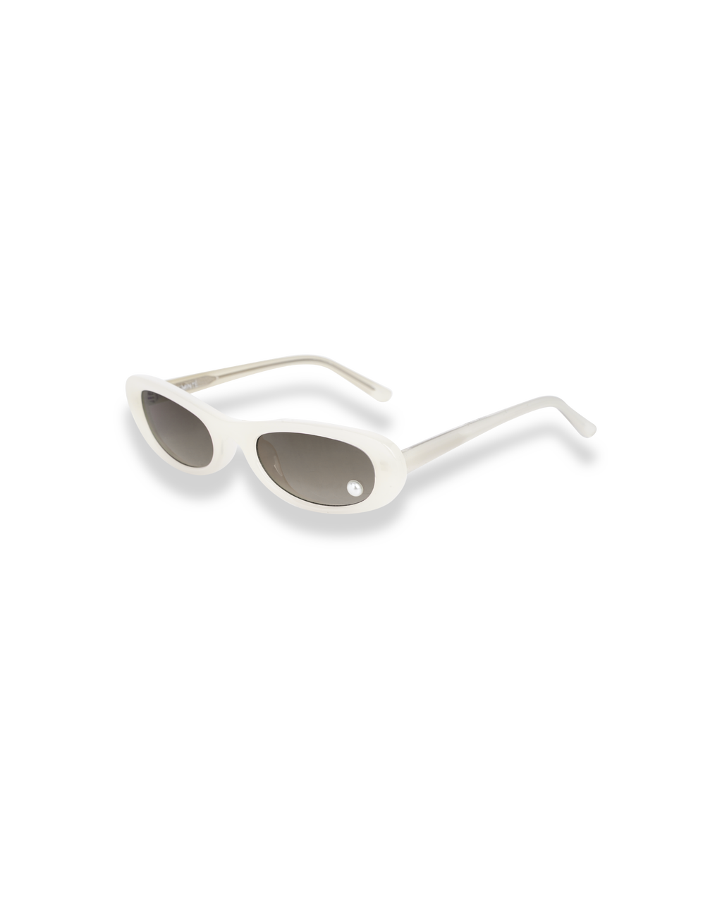 Kimhe Kim - Pearl Point Sunglasses (White) product image 3 | TRAB K-Fashion Australia