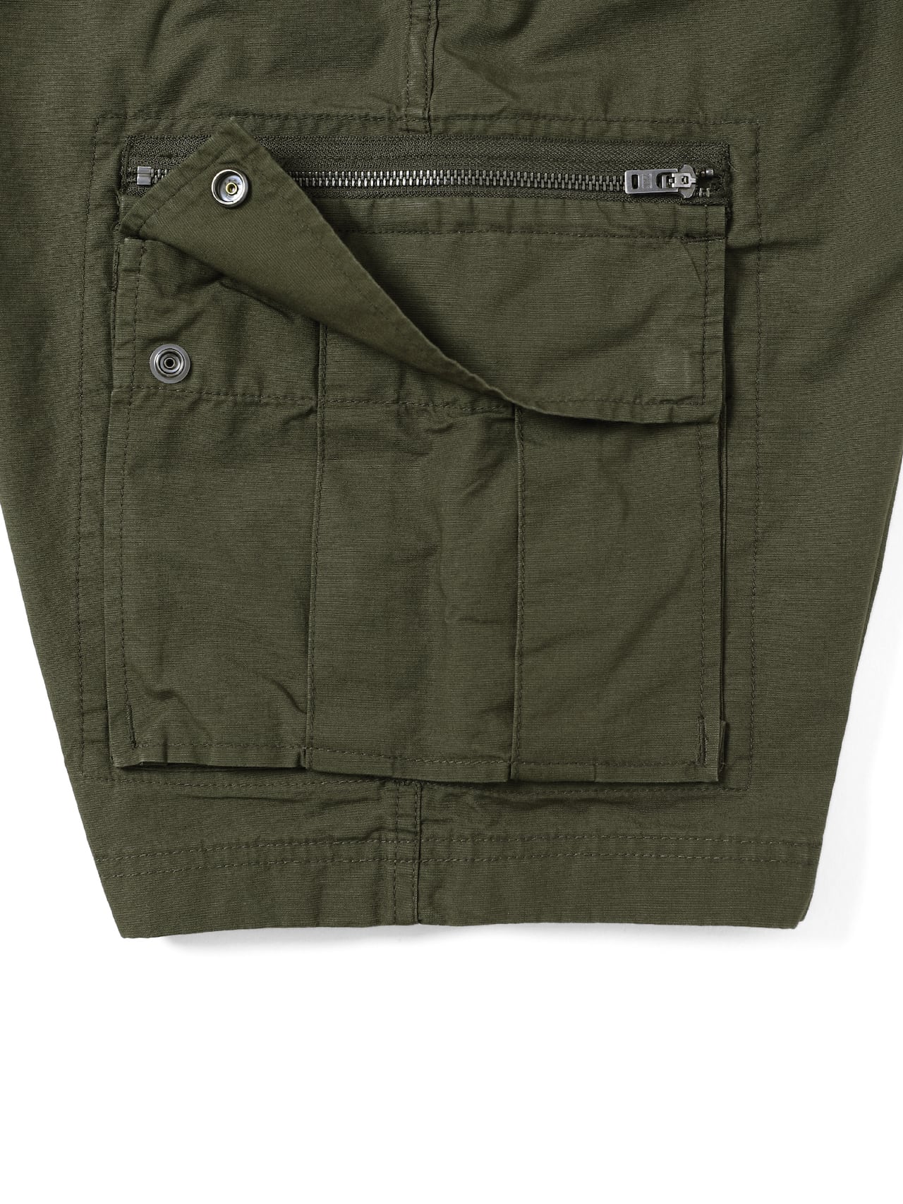 thisisneverthat - Zip Cargo Short (Khaki) product image 4 | TRAB K-Fashion Australia