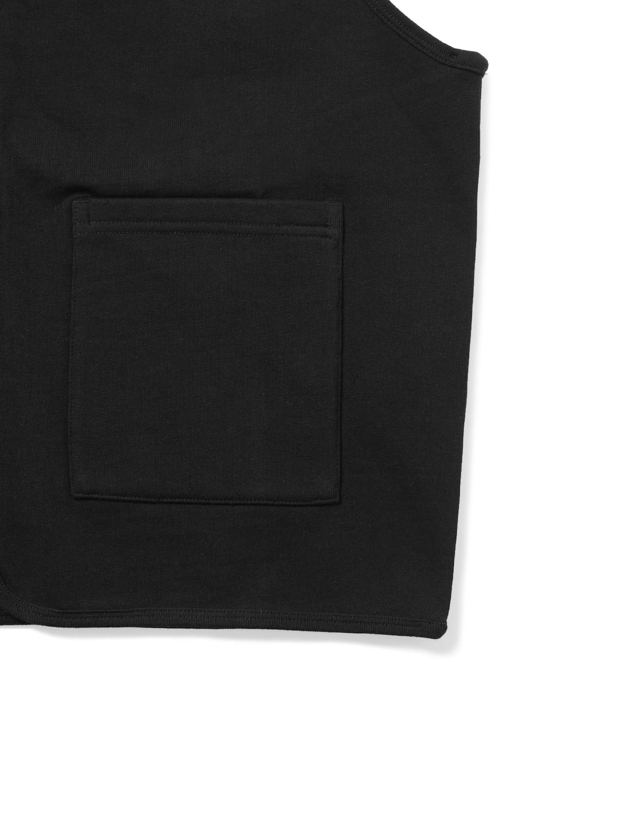 thisisneverthat - Zip Sweat Vest (Black) product image 3 | TRAB K-Fashion Australia