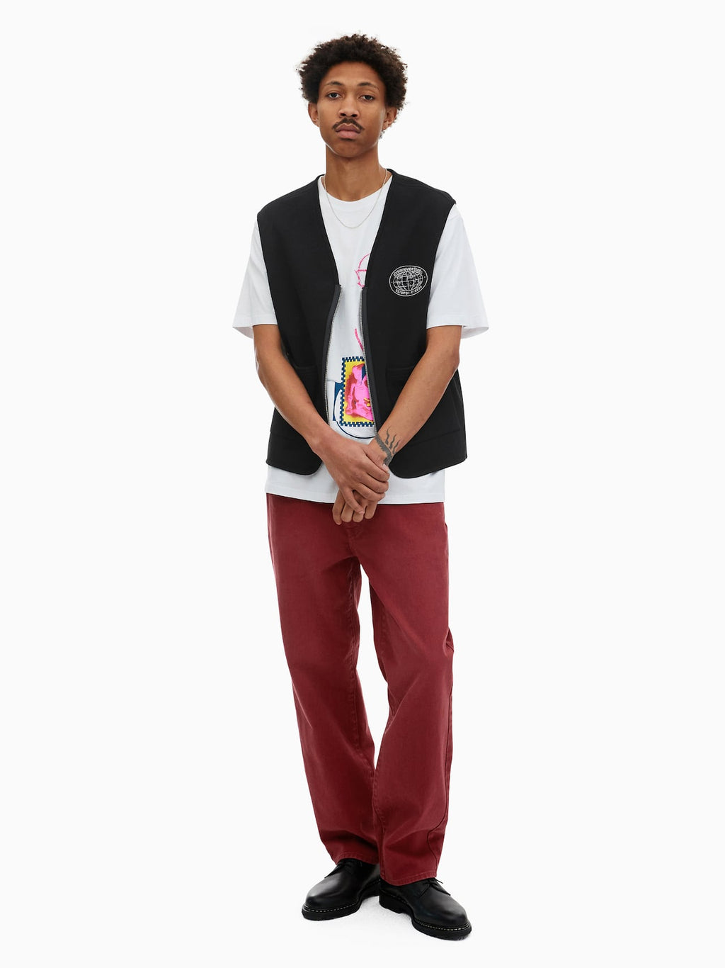thisisneverthat - Zip Sweat Vest (Black) product image 6 | TRAB K-Fashion Australia