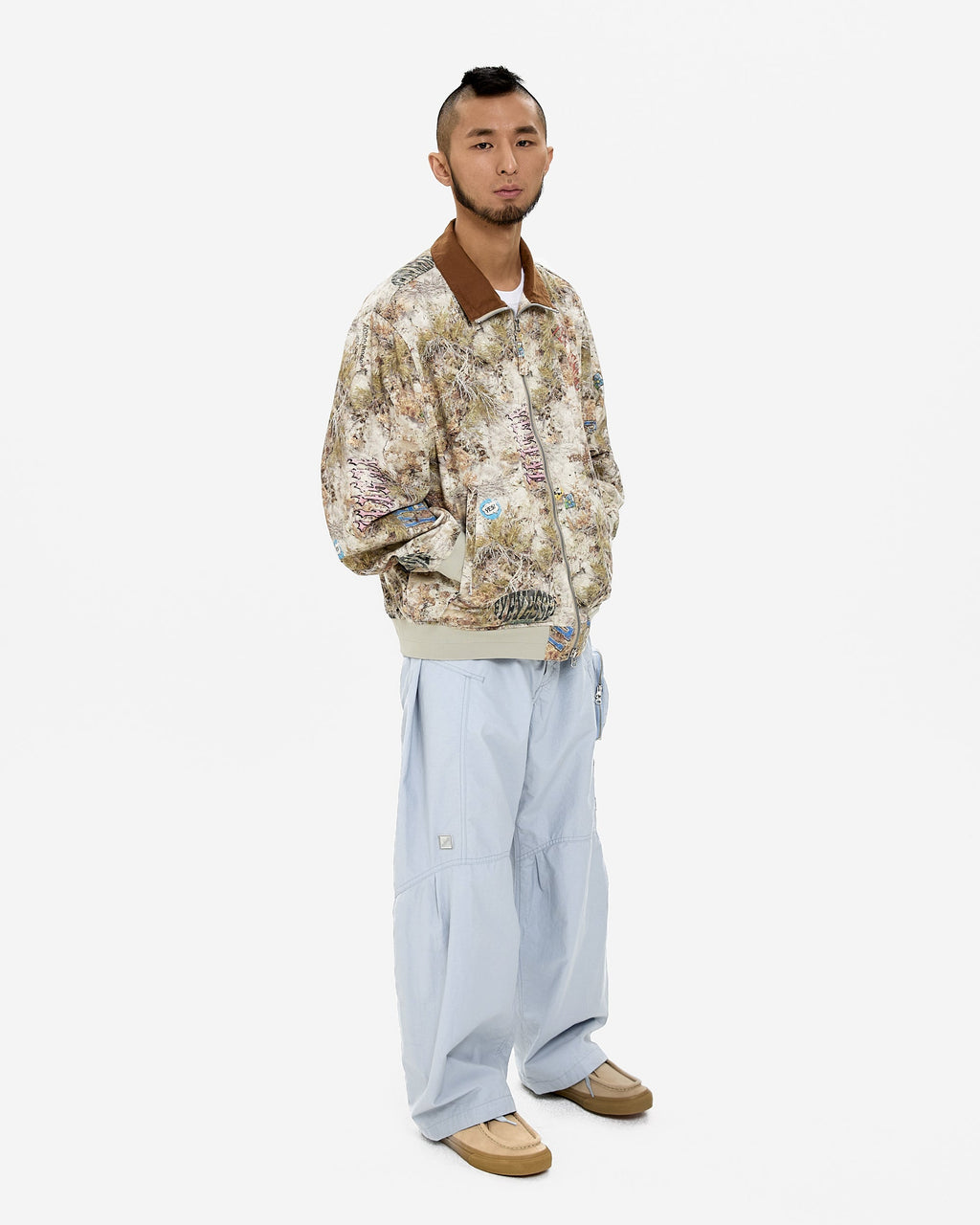 yeseyesee - Zip Cargo Pants (Blue) product image 11 | TRAB K-Fashion Australia