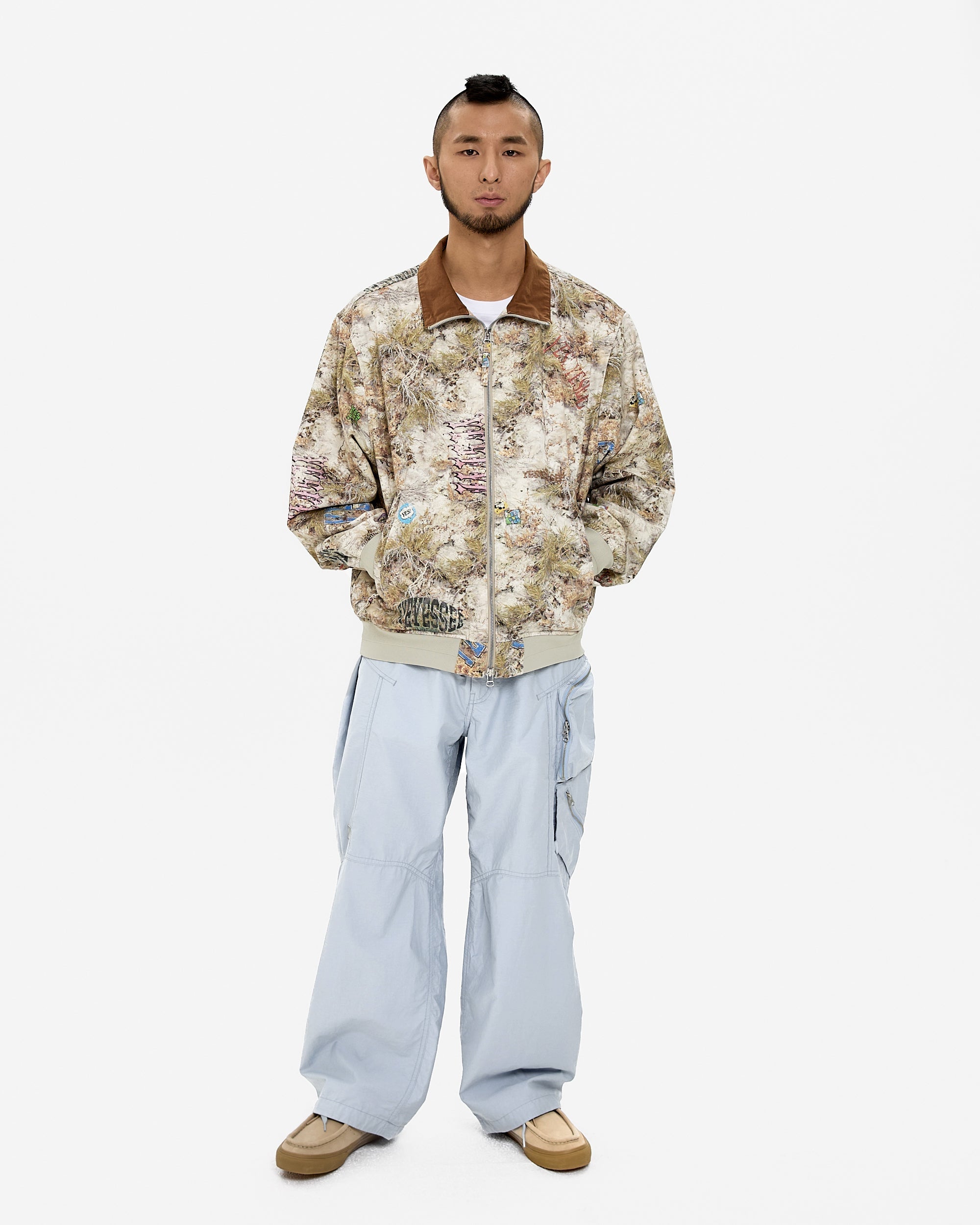 yeseyesee - Zip Cargo Pants (Blue) product image 8 | TRAB K-Fashion Australia