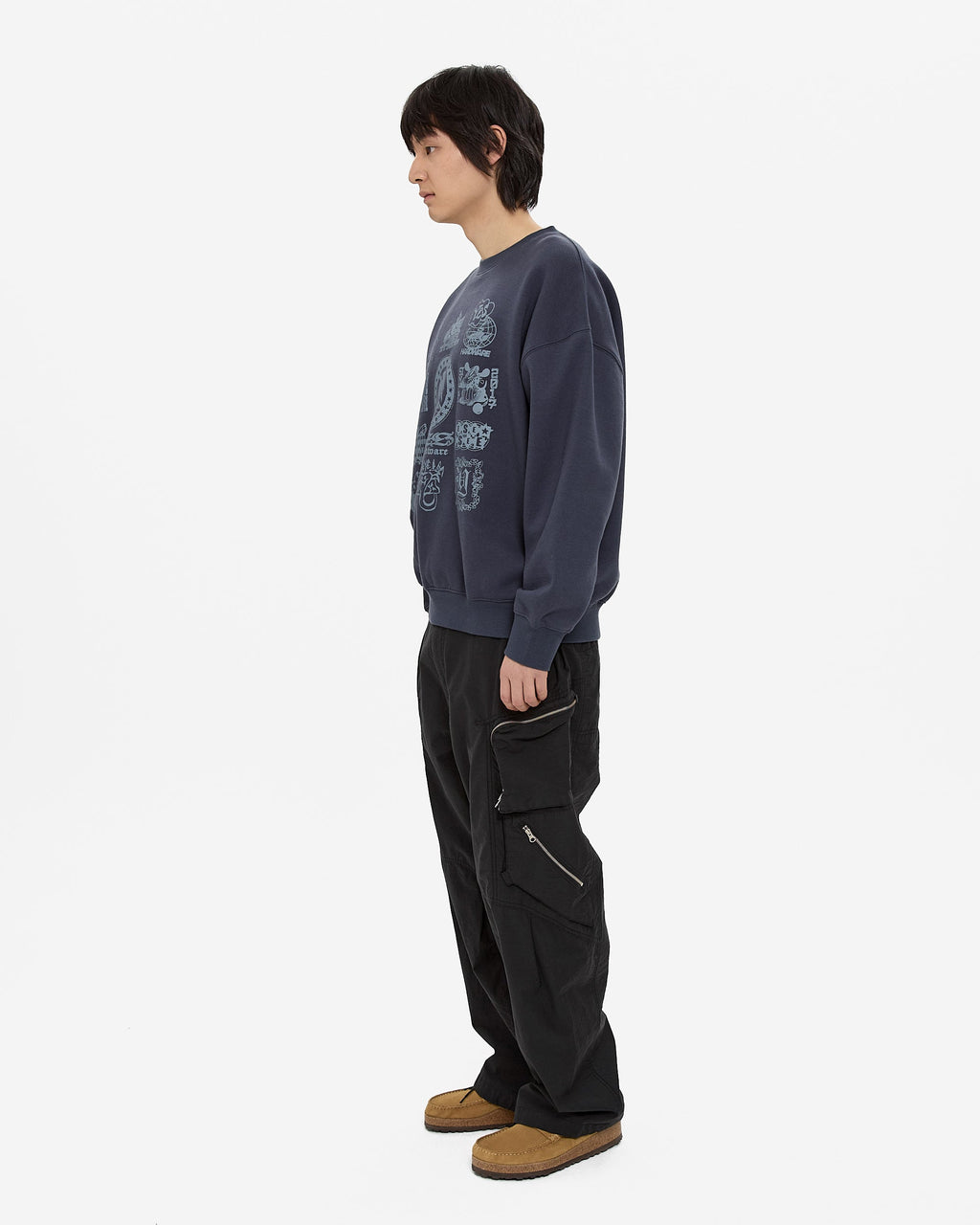 yeseyesee - Zip Cargo Pants (Black) product image 9 | TRAB K-Fashion Australia