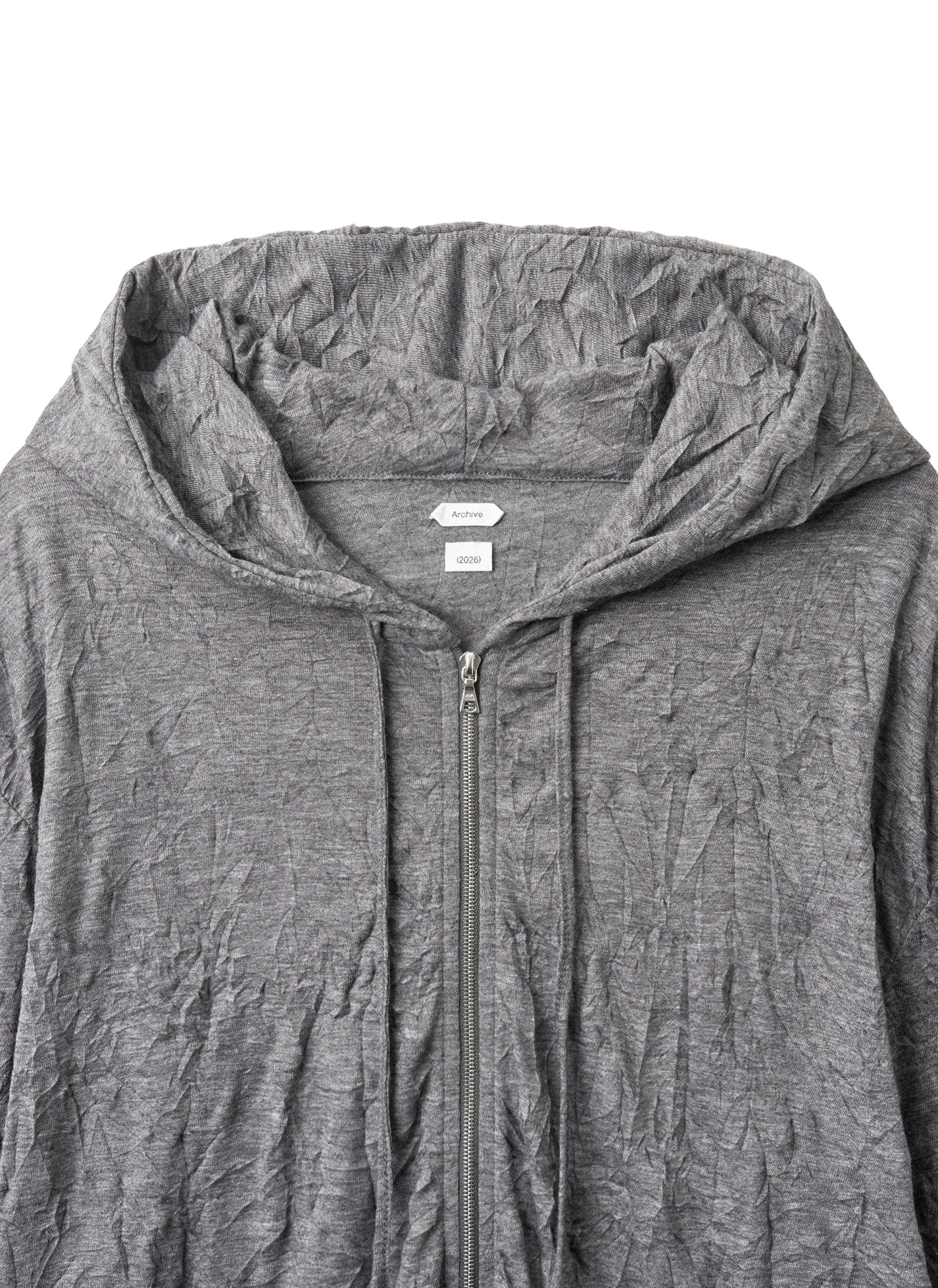 Post Archive Faction - Zip Hoodie (Archive) (Grey) product image 3 | TRAB K-Fashion Australia