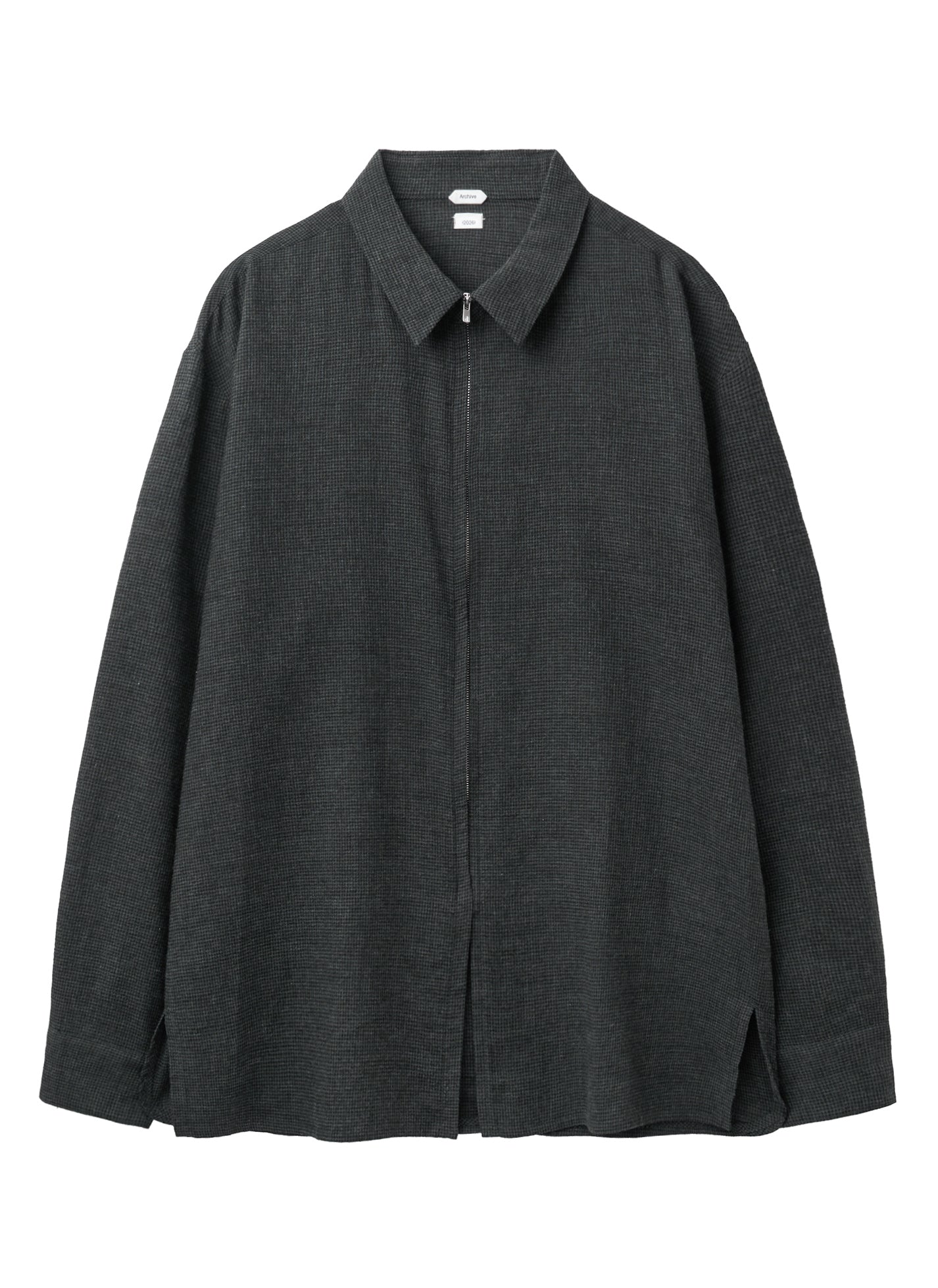 Post Archive Faction - Zip Shirt (Archive) (Charcoal) product image 1 | TRAB K-Fashion Australia