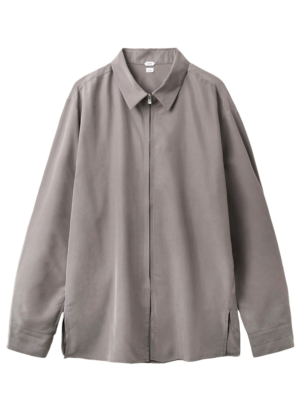Post Archive Faction - Zip Shirt (Archive) (Grey Rayon) product image 1 | TRAB K-Fashion Australia