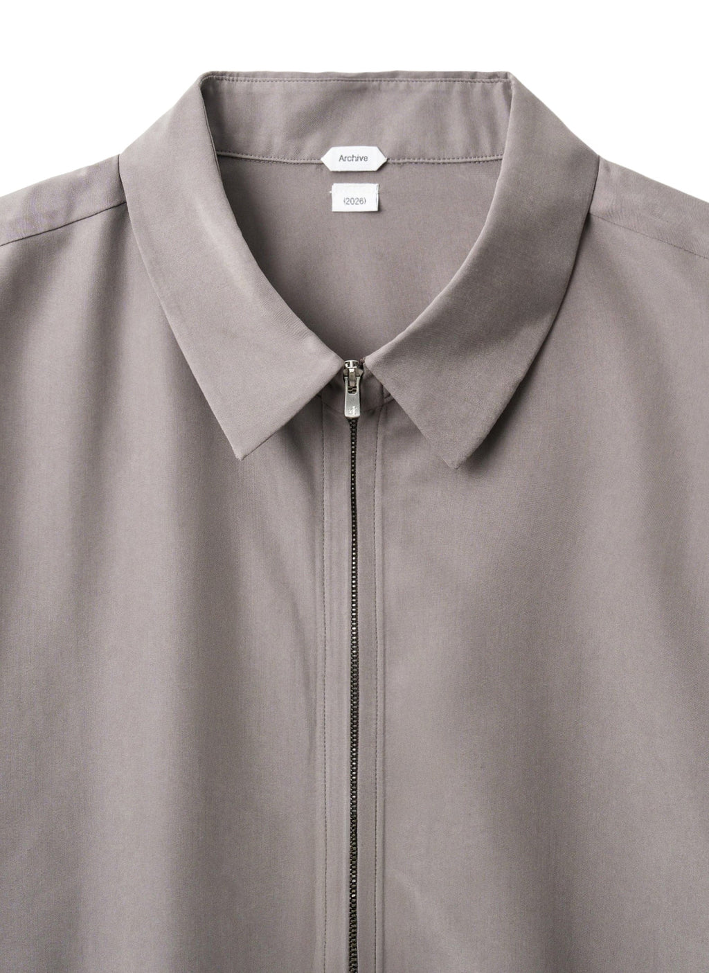 Post Archive Faction - Zip Shirt (Archive) (Grey Rayon) product image 3 | TRAB K-Fashion Australia
