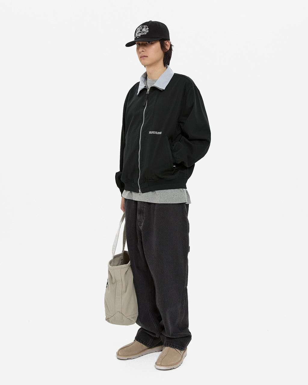 yeseyesee - Zip Work Jacket (Black) product image 10 | TRAB K-Fashion Australia