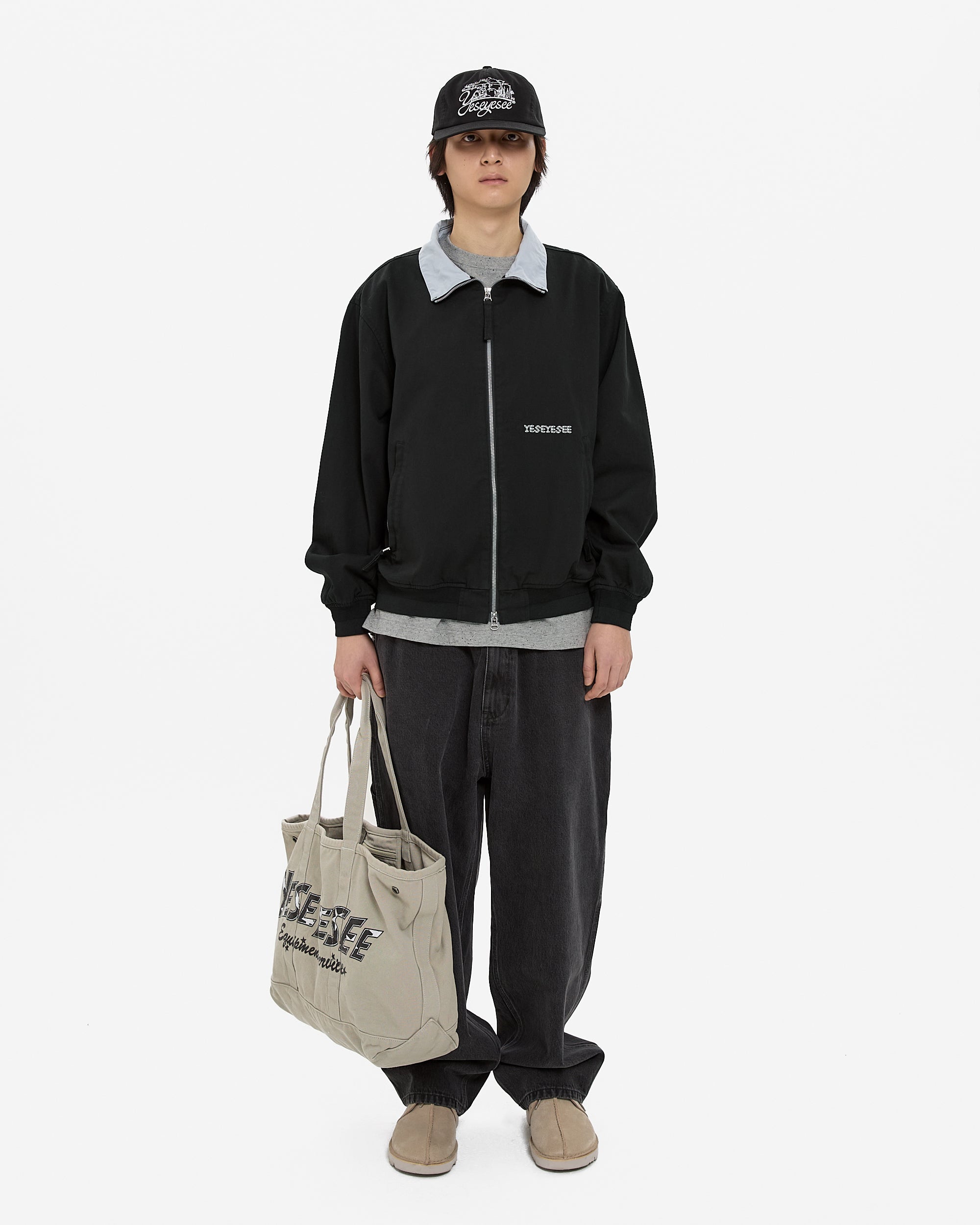 yeseyesee - Zip Work Jacket (Black) product image 9 | TRAB K-Fashion Australia