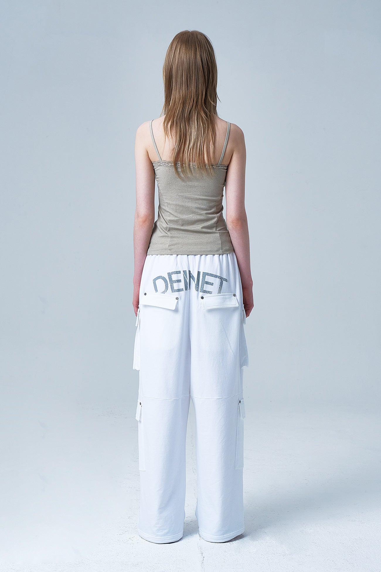 Deinet - Lace Curve Cami Top (Beige) product image 3 | TRAB K-Fashion Australia