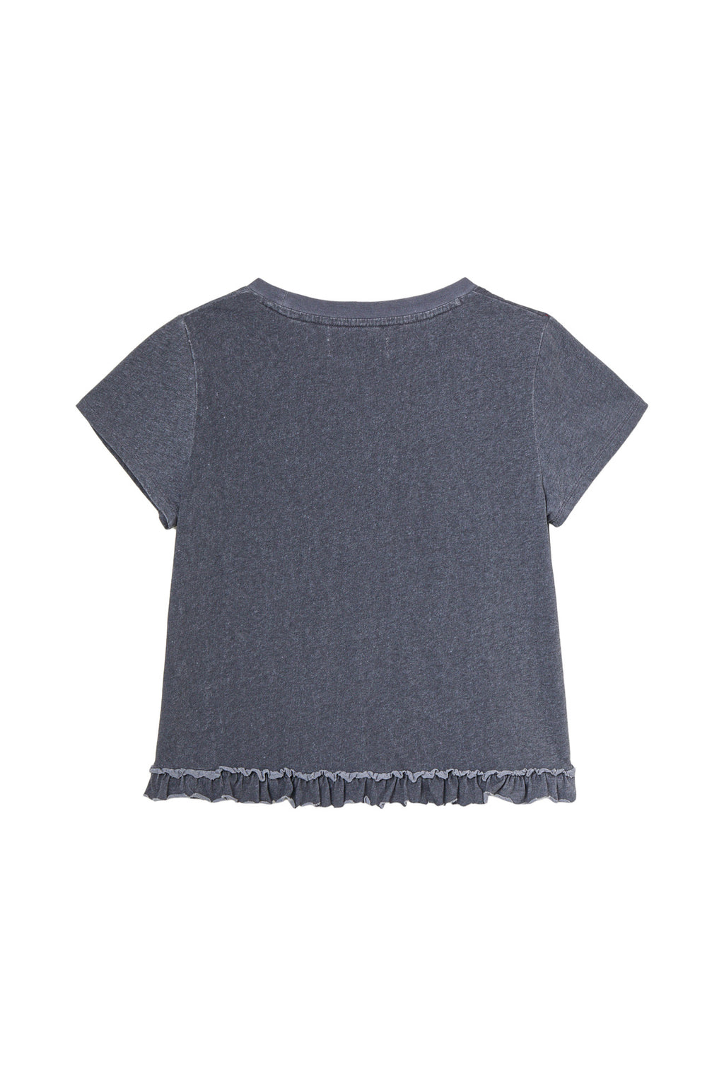 Deinet - Ruffle Washed T-Shirt (Navy) product image 11 | TRAB K-Fashion Australia