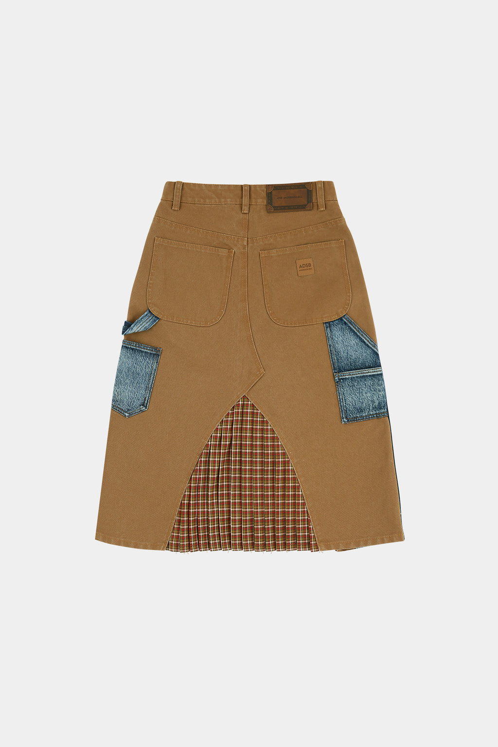 Andersson Bell - Carpenter Deconstructed Pleats Skirt (Hamilton Brown) product image 13 | TRAB K-Fashion Australia