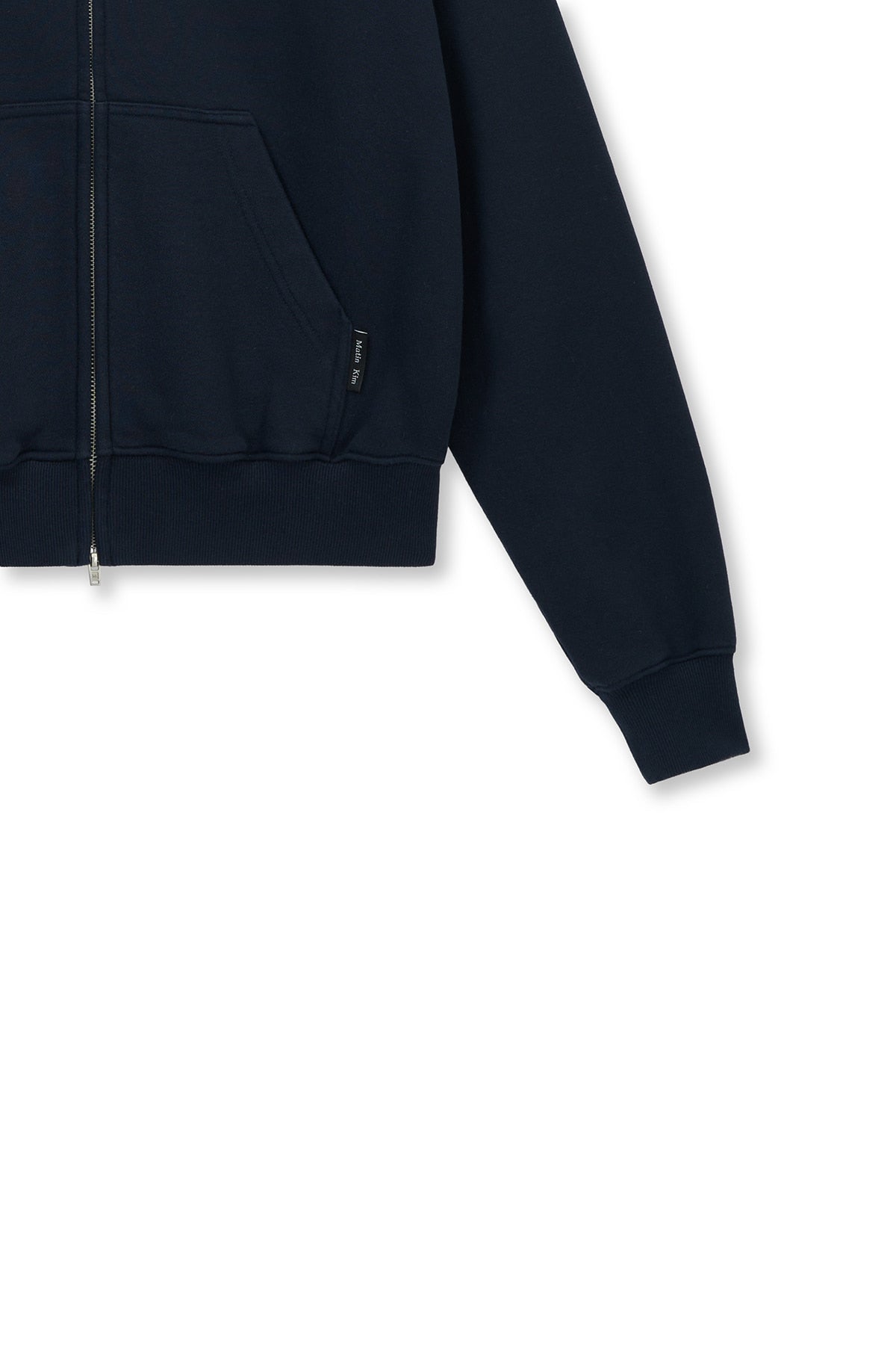 Matin Kim - Graffiti Logo Hoody Zip Up (Navy) product image 4 | TRAB K-Fashion Australia