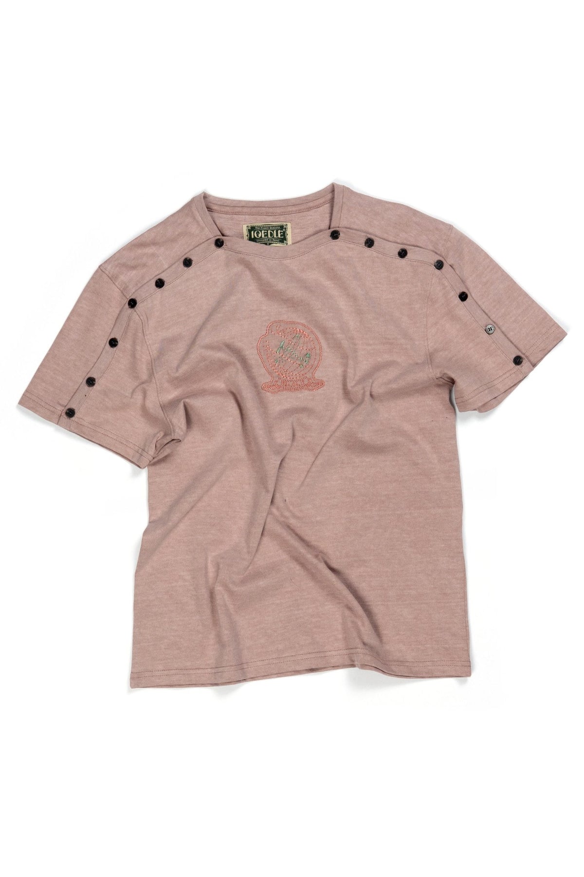 Ioedle - Gravity Beyond Fastening T-Shirt (Brown) product image 2 | TRAB K-Fashion Australia